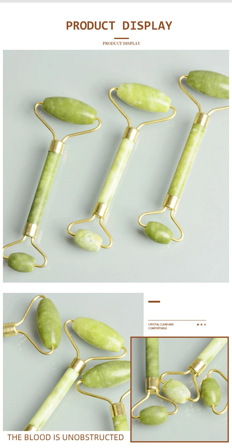 Gua Sha Face Massager Roller Jade Store Scraper Roller Massage for Facial Gouache Lift Body Slimming Guasha Neck Skin Care Tools