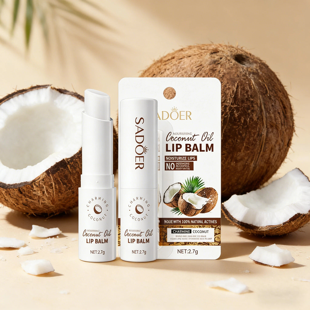 Coconut Lip Balm - Sustained Nourishment and Hydration for All Genders - Everyday Lip Care.