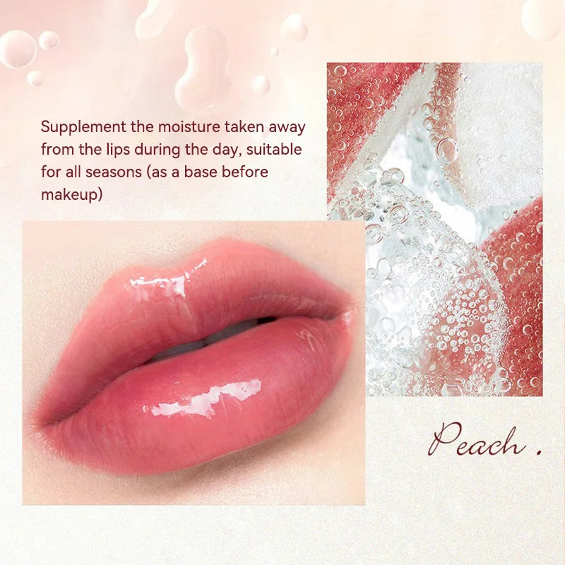 The Peach Milk Honey Lip Oil effectively alleviates dryness, provides deep moisturization, diminishes the appearance of lip lines, and imparts a light, hydrated feel to the lips. It is designed with an oversized brush head and features an appealing aesth.