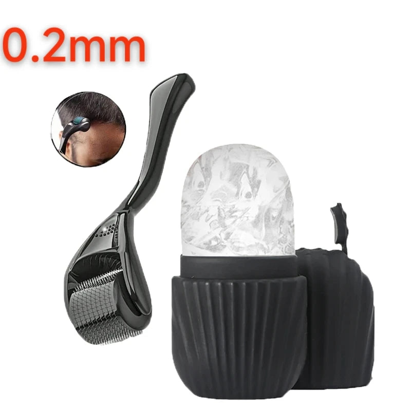1/2/3pcs Ice Face Roller Facial Skincare Ice Roller Set,Facial Roller GuaSha FaceTool Set,Face Massage Roller Lifting Contouring
