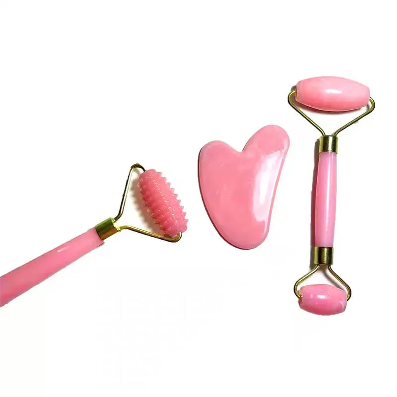【Hot sales】Juego de Herramientas de belleza de 3 piezas con caja de regalo Facial scraping, essential oil massage stick