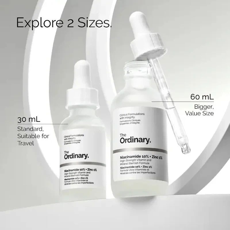 Niacinamide 10% + Zinc 1% Serum 30ml Enhance Skin Brightness Strengthen Skin Moisture Barrier Improve Texture Reduce Excess Oil