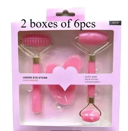 【Hot sales】Juego de Herramientas de belleza de 3 piezas con caja de regalo Facial scraping, essential oil massage stick