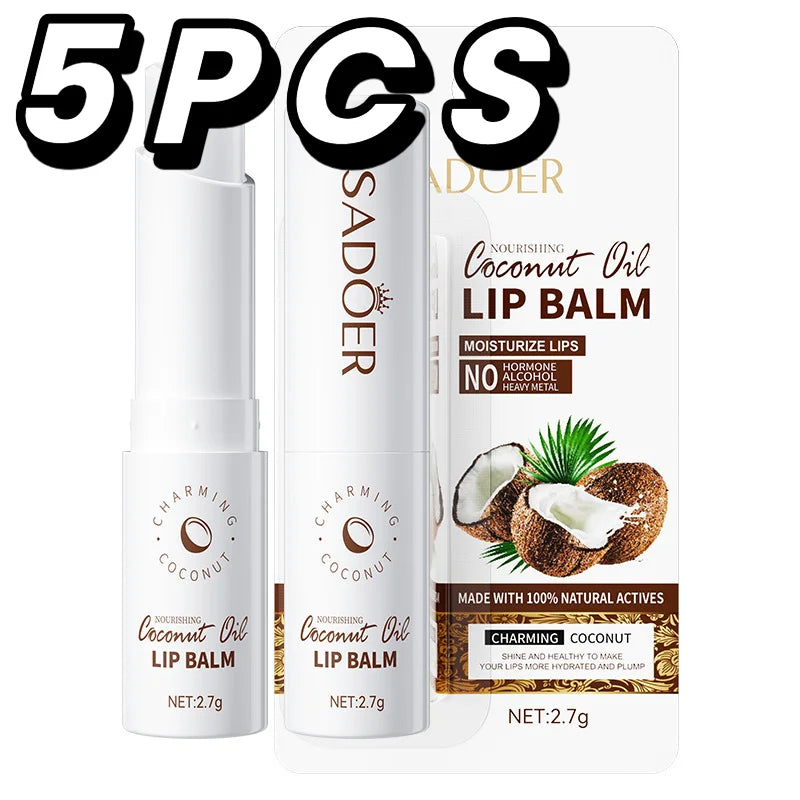 Coconut Lip Balm - Sustained Nourishment and Hydration for All Genders - Everyday Lip Care.